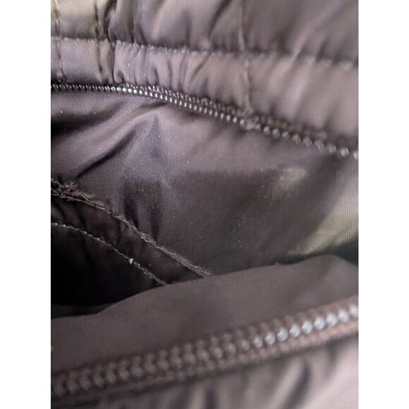 Eddie Bauer Down Vest Brown Quilted Snowflake Embroidered Womens Size L - Picture 5 of 5